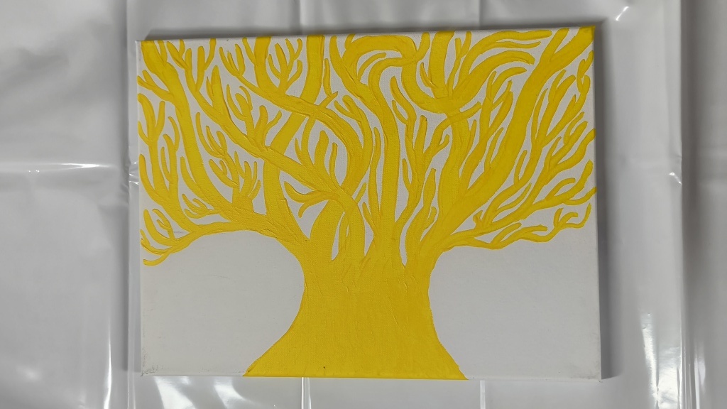 Acrylzeichnung "Licht"